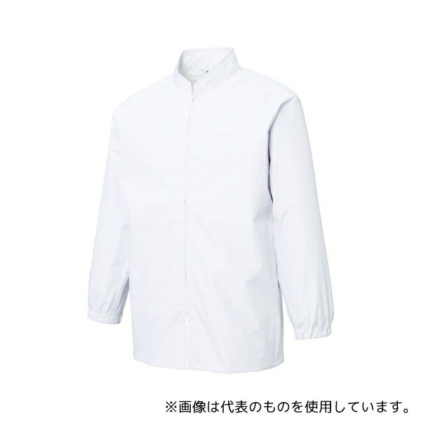 ●サンエス MST71410 男女共用 混入だいきらい コート 防水 ホワイト LL