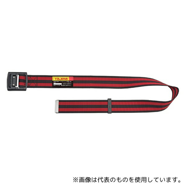 TJMデザイン(タジマツール) BAM125-BRE 胴ベルト アルミワンフィンガーバックル M ボーダー赤