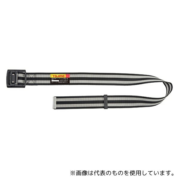 TJMデザイン(タジマツール) BAM125-BWH 胴ベルト アルミワンフィンガーバックル M ボーダー白