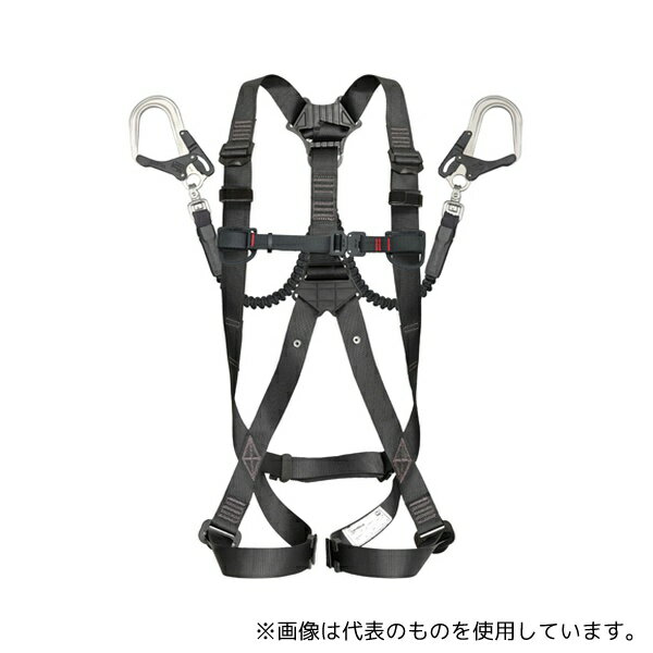 TJMデザイン(タジマツール) A1GSMJR-WL8BK ハーネスGS M 黒 蛇腹ダブルL8セット