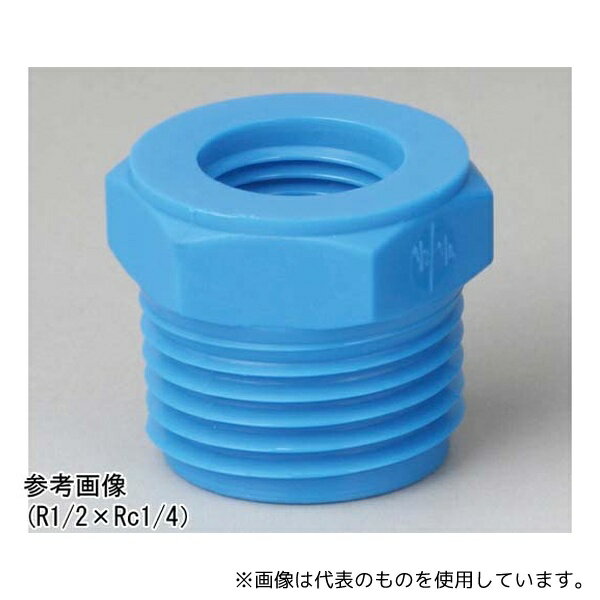 アズワン NRB-1006 TEFEN ナイロン66 ネジ継手 ブッシング R3/8×Rc1/8