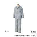 ケアファッション 89806 紳士大きめボタンパジャマ グレー M