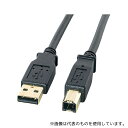 サンワサプライ KU20-5BKHK2 USB2.0ケーブル ブラック 約5m(SR間)
