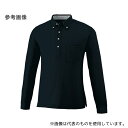 小倉屋 9030-80-L 9030 DRYボタンダウン長袖ポロ ブラック L(3)