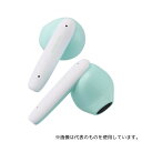エレコム LBT-TWS17CSGN Bluetoothイヤホン 完全ワイヤレス AAC対応 低遅延モード セミオープン タッチセンサー マカロングリーン