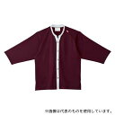 KIRAKU(トンボ) CR801-18 L 前開きシャツ ワイン L(身丈71cm)