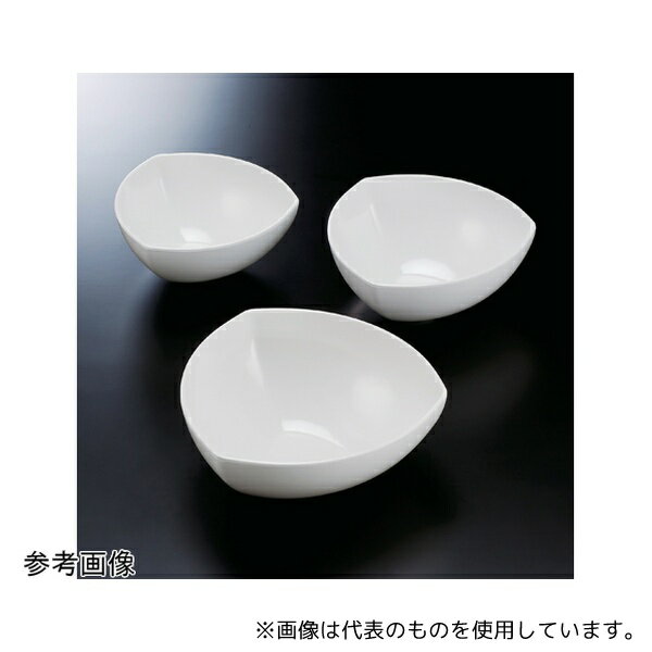 福井クラフト 51353680 メラミン 25cm 三角胴張深鉢 ホワイト