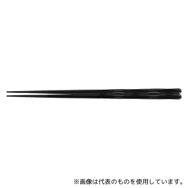 福井クラフト 90022880 SPS 22.7cm 新面彫箸 黒OM