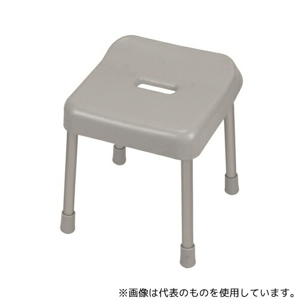 パール金属 HB5849 スタイルピュア バススツール 30cm ライトグレー