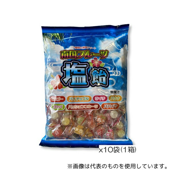 大阪屋製菓 南国フルーツ塩飴 1kg×10袋(1箱)