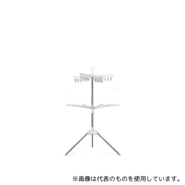 アイリスオーヤマ CLS-132R ステンレス室内物干し パラソル2段