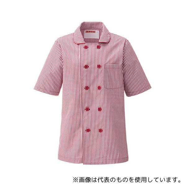 KAZEN 637-28 レディスコックシャツ ワイン L