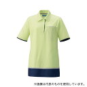 KAZEN KZN233-12 レディスニットシャツ(チュニック)イエローグリーン×ネイビー L