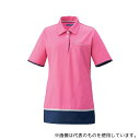 KAZEN KZN233-13 レディスニットシャツ(チュニック)ピンク×ネイビー S