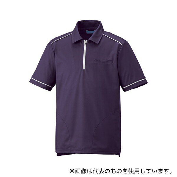 KAZEN KZN235-27 ニットシャツ バイオレット S(4)