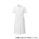 KAZEN YW112-1 ワンピース半袖 ホワイト 11号