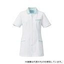 KAZEN 779-22 レディスジャケット半袖 ホワイト×ミントグリーン M