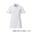 KAZEN 779-23 レディスジャケット半袖 ホワイト×ピンク 3L