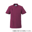 KAZEN 762-45L ジャケット半袖男女兼用 ワイン LL(4)