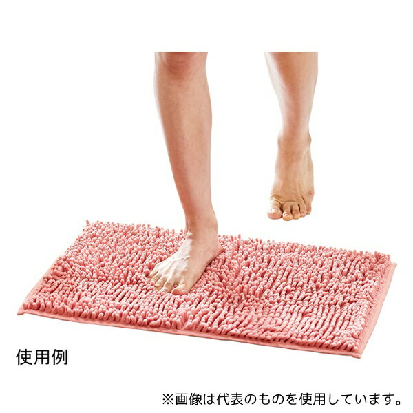 アイメディア 1010081 マイクロファイバー吸水速乾バスマット コーラルピンク