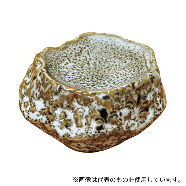 ヤマコー 79411 岩石 一品皿 ゆず白