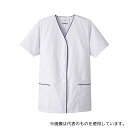 サーヴォ(旧サンペックスイスト) FA382 襟なし/半袖 女性用調理衣 ホワイト S(4)