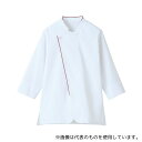 サーヴォ(旧サンペックスイスト) LW0901-E9 七分袖 ショップコート ホワイト×ワイン 4L