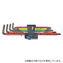 Wera 24470 着磁機能なしでねじを保持できる ロングトルクスキーレンチ9本組セット T8-T40(4)