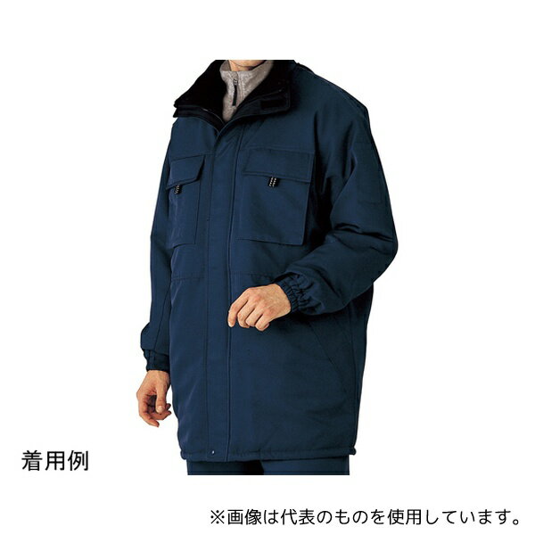 ミドリ安全 M3127-UE-M 防寒作業服 撥水加工 コート M3127上 ネイビー Mサイズ
