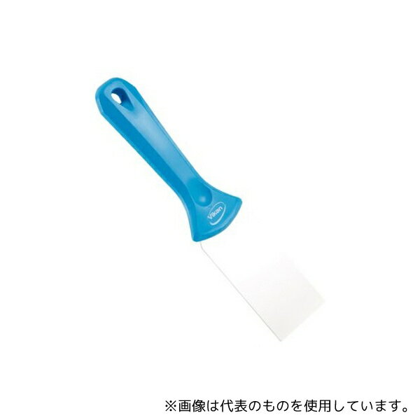 Vikan 4008 ステンレススクレーパー ブルー 235×50×1mm
