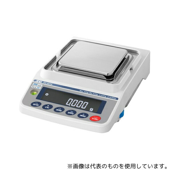 エー・アンド・デイ GX-403A 校正用分銅内蔵型天びん GX-Aシリーズ ひょう量:420g 最小表示:0.001g