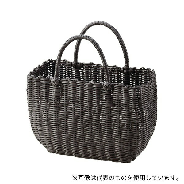 ちどり産業 91-10BR カラフル湯かご 抗菌カゴバッグ ブラウン