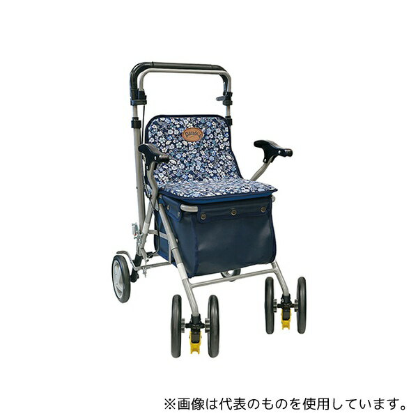 島製作所 パレード 花柄紺 7-1831-01