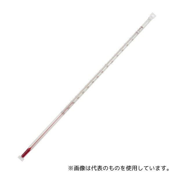 アズワン 温度計(フッ素樹脂コート) 0〜150℃ アルコール