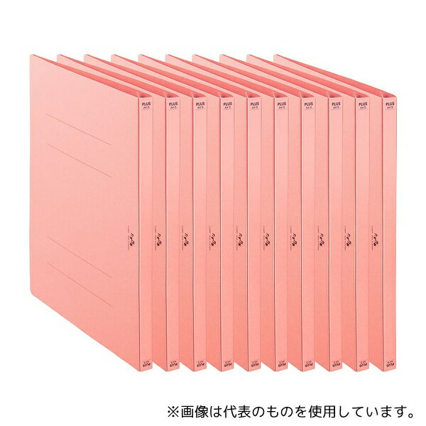 プラス FL-805FF 利用者カルテファイル(フラットファイル) ピンク 1セット(10冊入)