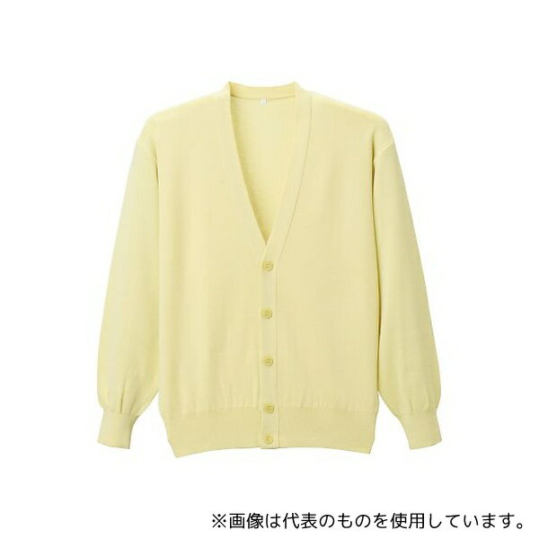 ディーフェイズ D2001 抗ピルメンズカーディガン イエロー LL