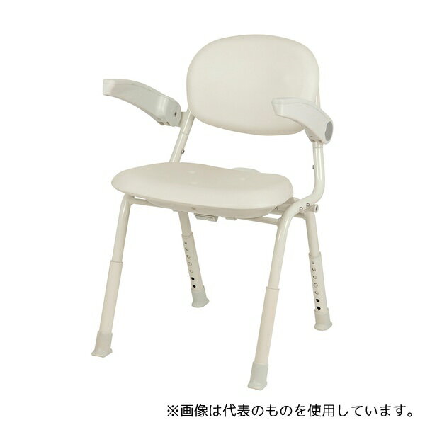 幸和製作所 BSU12-WT コンパクトシャワーチェア(ユニプラス)ホワイト