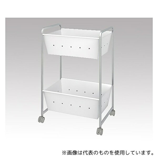 ●アズワン DS-2 脱衣ワゴン・ラック 2段 527×390×750mm