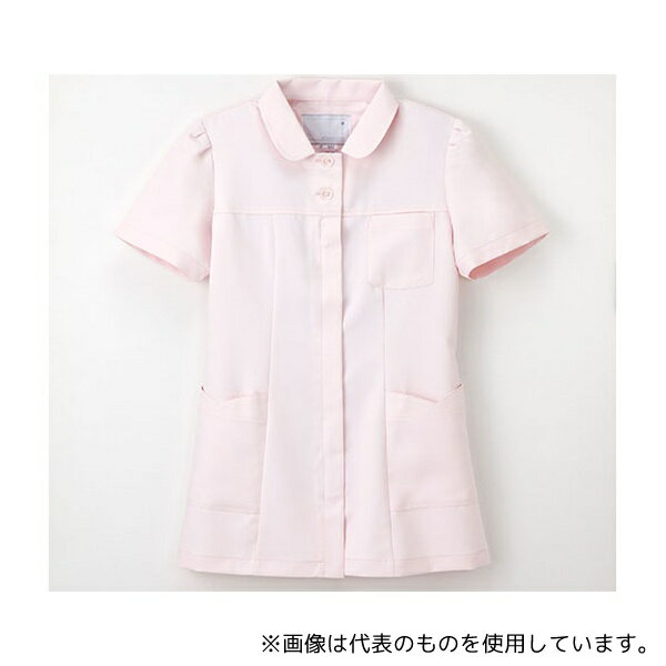 ナガイレーベン CF-4802 LL ピンク ナースウェア (右ウエストループ入り/ジャケット) ピンク/LL