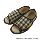 ニッポンスリッパ 310049 ルームシューズ(RACCO(ラッコ)ハグ) 23~24 チェック/ワイン