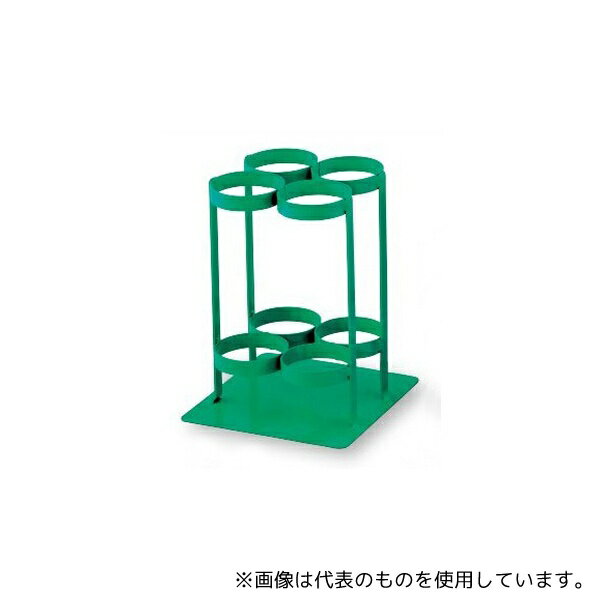 アズワン TM-S-504 グリーン 酸素ボンベスタンド 280×280×370mm