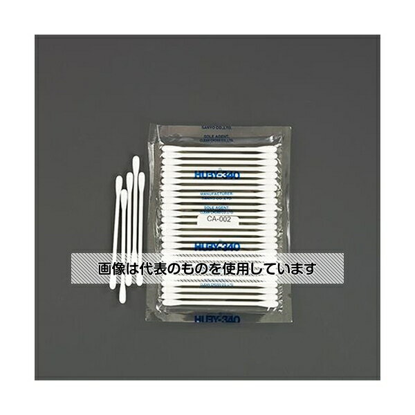 アズワン(AS ONE) φ4.4x 77.5mm 工業用綿棒(250本)両面 EA109DY-16 入数：1袋(250本入)