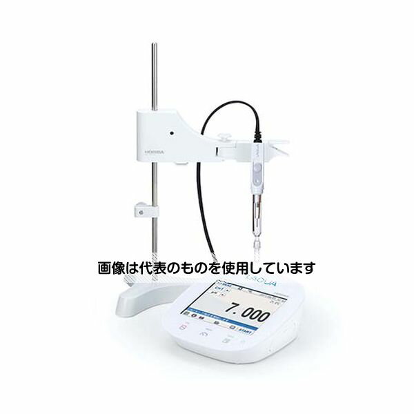 HORIBA 卓上型pH・水質分析計 スリーブToupH電極セット(カラー液晶タッチパネルモデル) F-72V 入数：1式