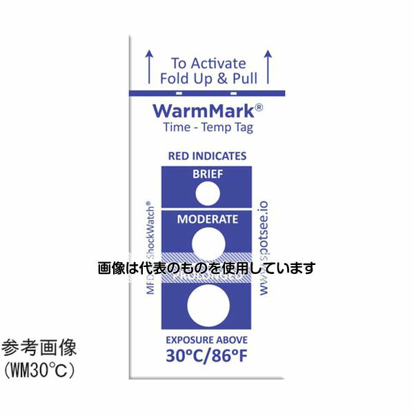 【アズワン AS ONE】汎用科学機器 デシケーター類 デシケーター用関連商品 ●タグシートを引くだけで、温度管理・簡単スタート。 ●反応温度より2℃以上高くになるとスケールが赤色に変化します。 ●温度超過の累積時間がわかります。 ●ローコストで手軽に正確な温度記録を残せます。 ●コロナワクチンの輸送、コールドチェーンの品質管理に、要冷蔵・冷蔵品の輸送・保管温度確認、冷蔵庫内の温度確認に利用されています。 ●貼るだけなので、誰にでも簡単に使えます。 ●環境にやさしい安全な素材を使用(RoHS,Reach対応：2022年1月時点) 商品の仕様 ●反応温度：37℃ ●累積時間：1/2h,2h,8h ●累積時間：最大8時間 ●温度精度：±1℃ ●保存寿命：2年 ●保管温度 ：反応温度より低い温度で保管 ●※要予冷：反応温度より5℃低い温度に30分以上 ●コード番号：WM37-10 ●JANコード：4573454431868 【※ご注意ください】商品は代表の画像を使用しています。