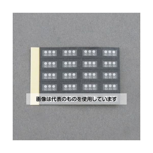 アズワン(AS ONE) 80,85,90℃ 示温材(サーモラベルミニ/20枚) EA722ZF-80 入数：1箱(20枚入)