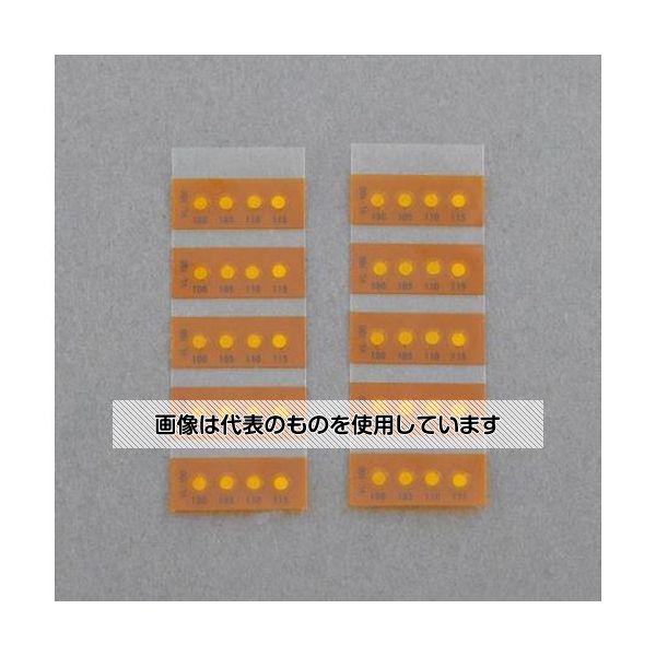 アズワン(AS ONE) 100〜115℃ 示温材(真空用サーモラベル/10枚) EA722ZG-100 入数：1箱(10枚入)