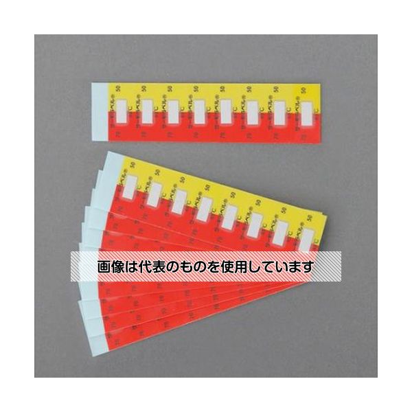 アズワン(AS ONE) 65℃ 示温材(サーモラベル/組合せ型/80枚) EA722ZJ-65 入数：1箱(80枚入)