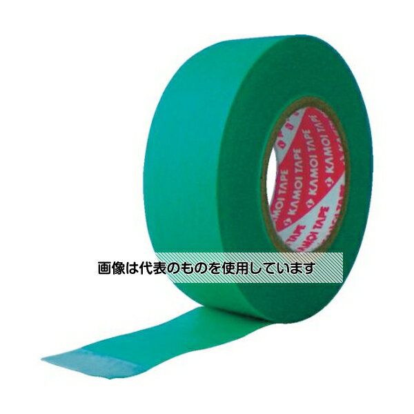 カモ井加工紙 マスキングテープサイディング用 7巻入 緑色 SB246SJAN-18 入数:1パック(7巻入)