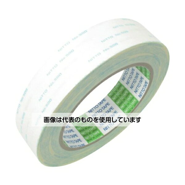日東電工 一般用両面テープ N0.500 25mm×20m ホワイト 500-25 入数：1巻