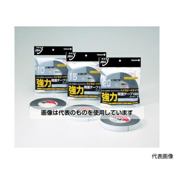 寺岡製作所 発泡体両面テープ NO.7811フック 黒 20mmX10M 7811 BK-20X10 入数：1巻